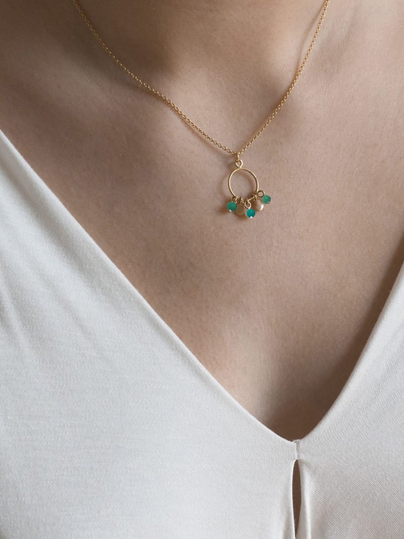 Pendentif Crazy Pampilles - Perles en turquoise