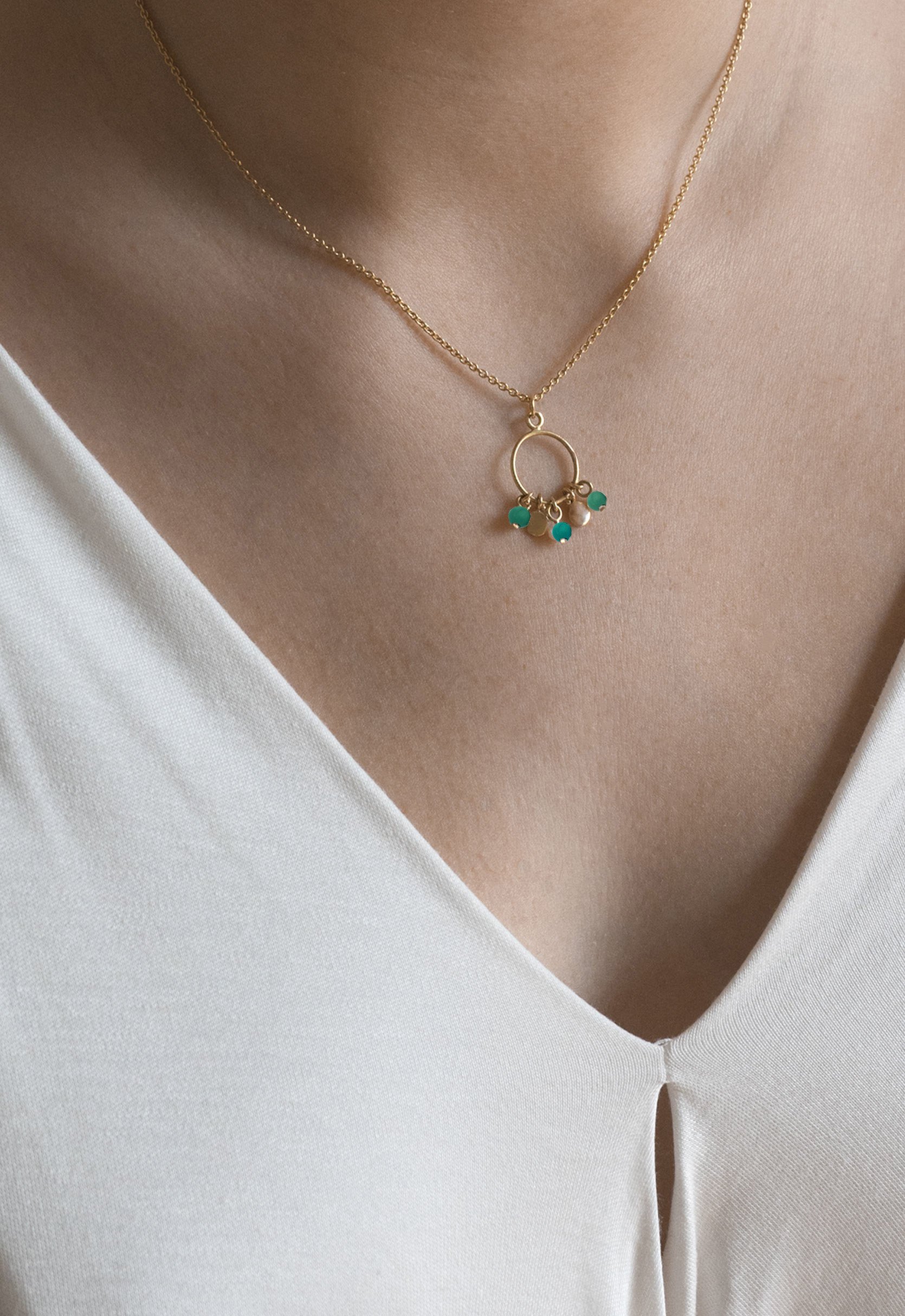 Pendentif Crazy Pampilles – Perles en turquoise